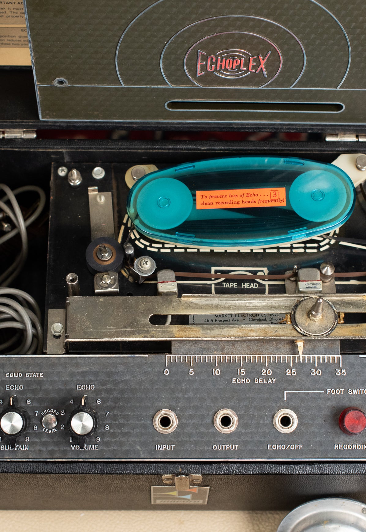 Black top Maestro Echoplex EP-3 tape echo delay