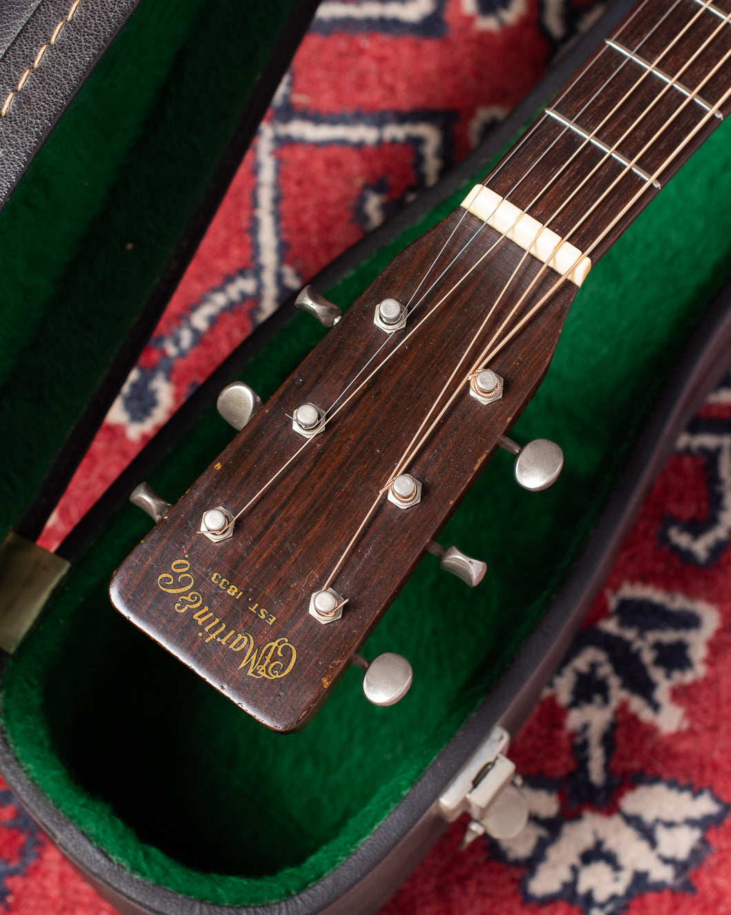 Neck of Martin D-18 1857 in case