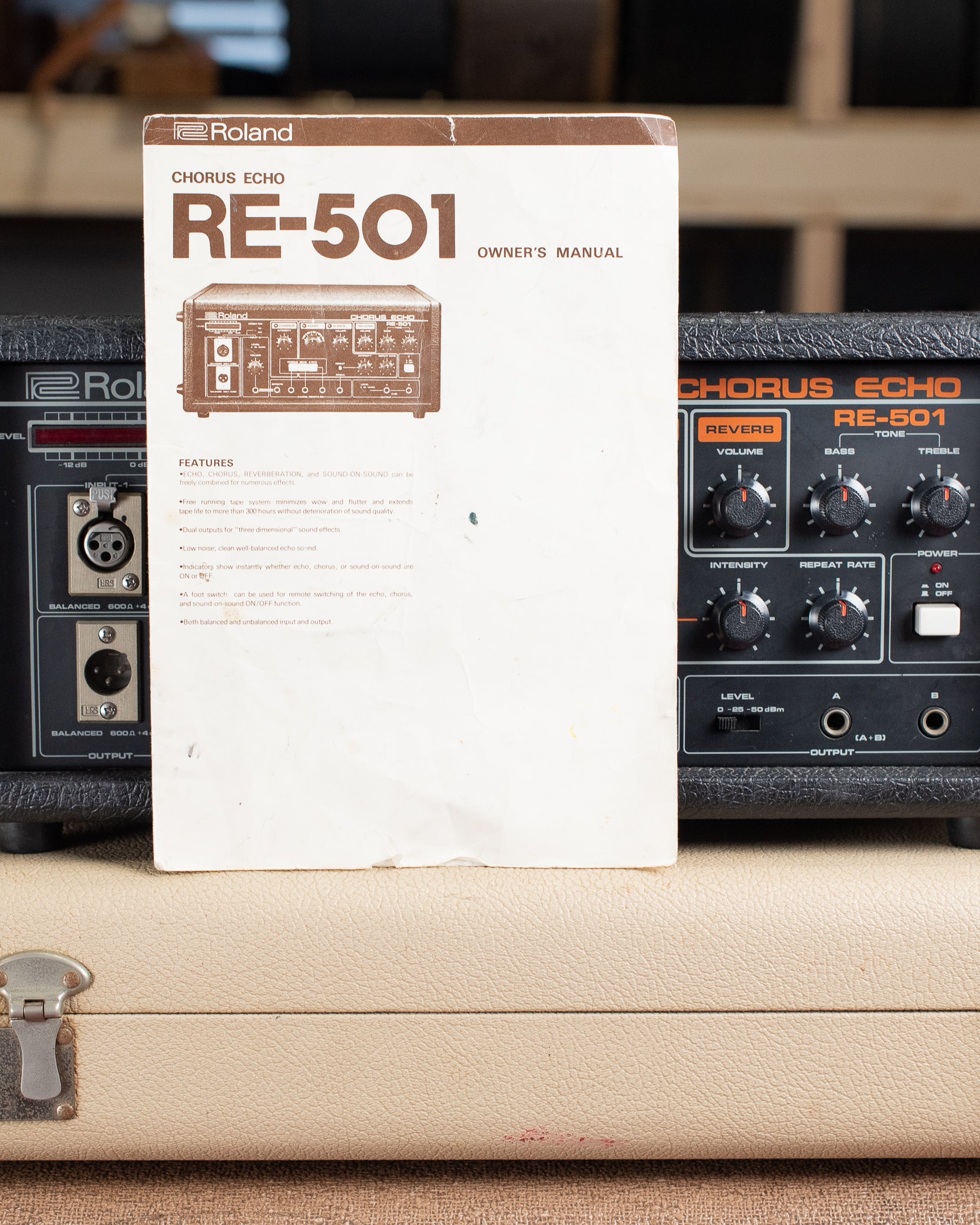 Vintage Roland RE-501 Chorus Echo Owner's Manual
