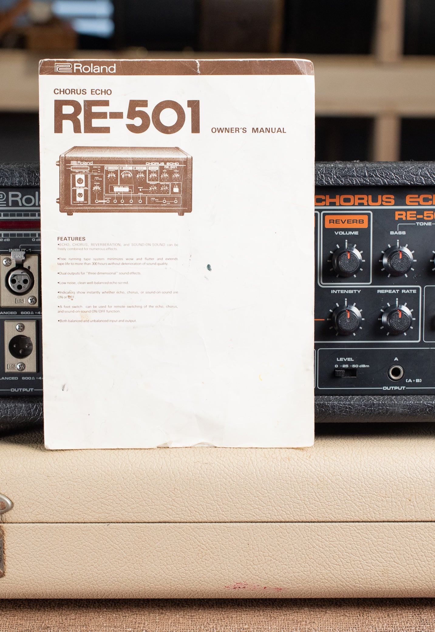 Vintage Roland RE-501 Chorus Echo Owner's Manual