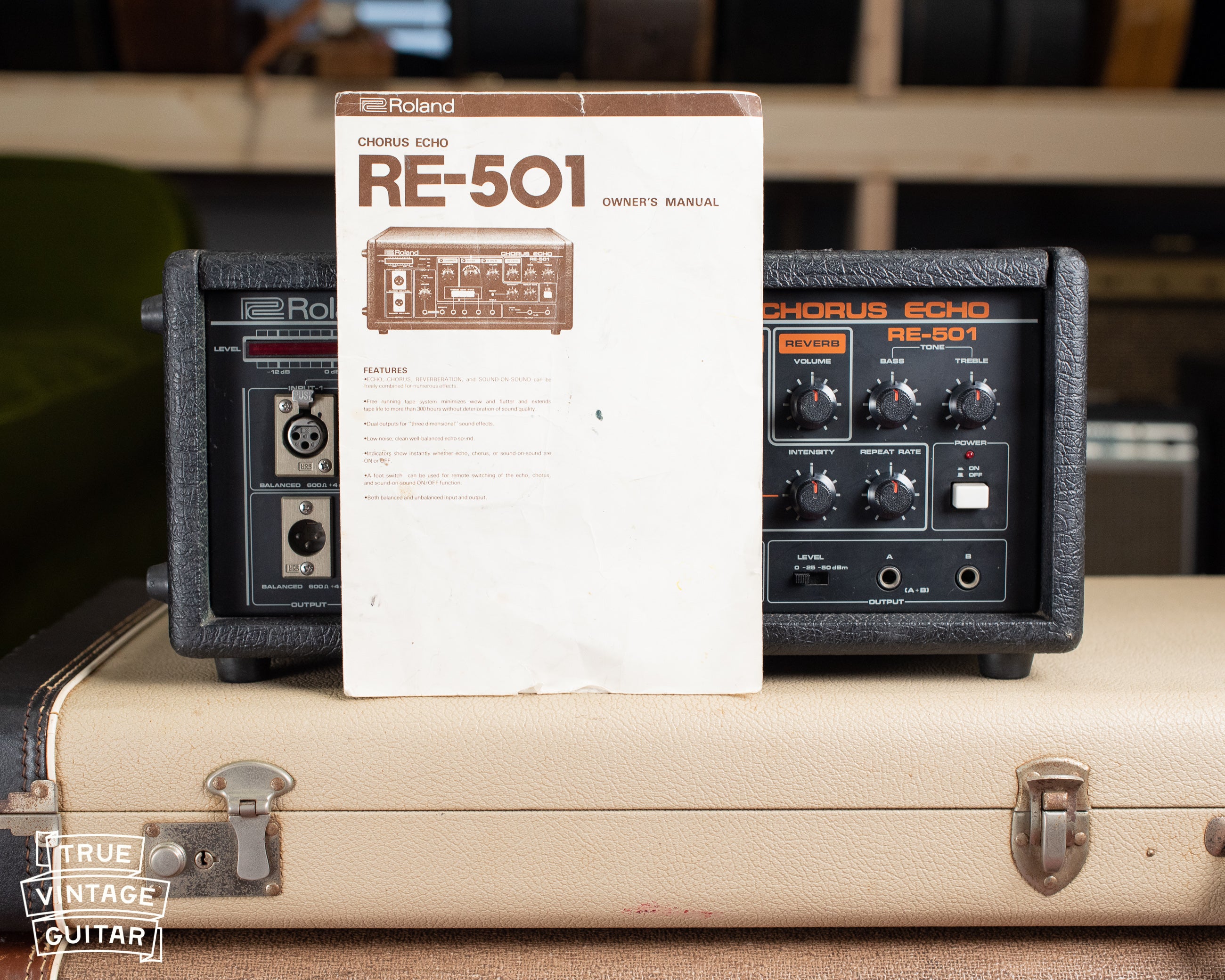 Vintage Roland RE-501 Chorus Echo Owner's Manual