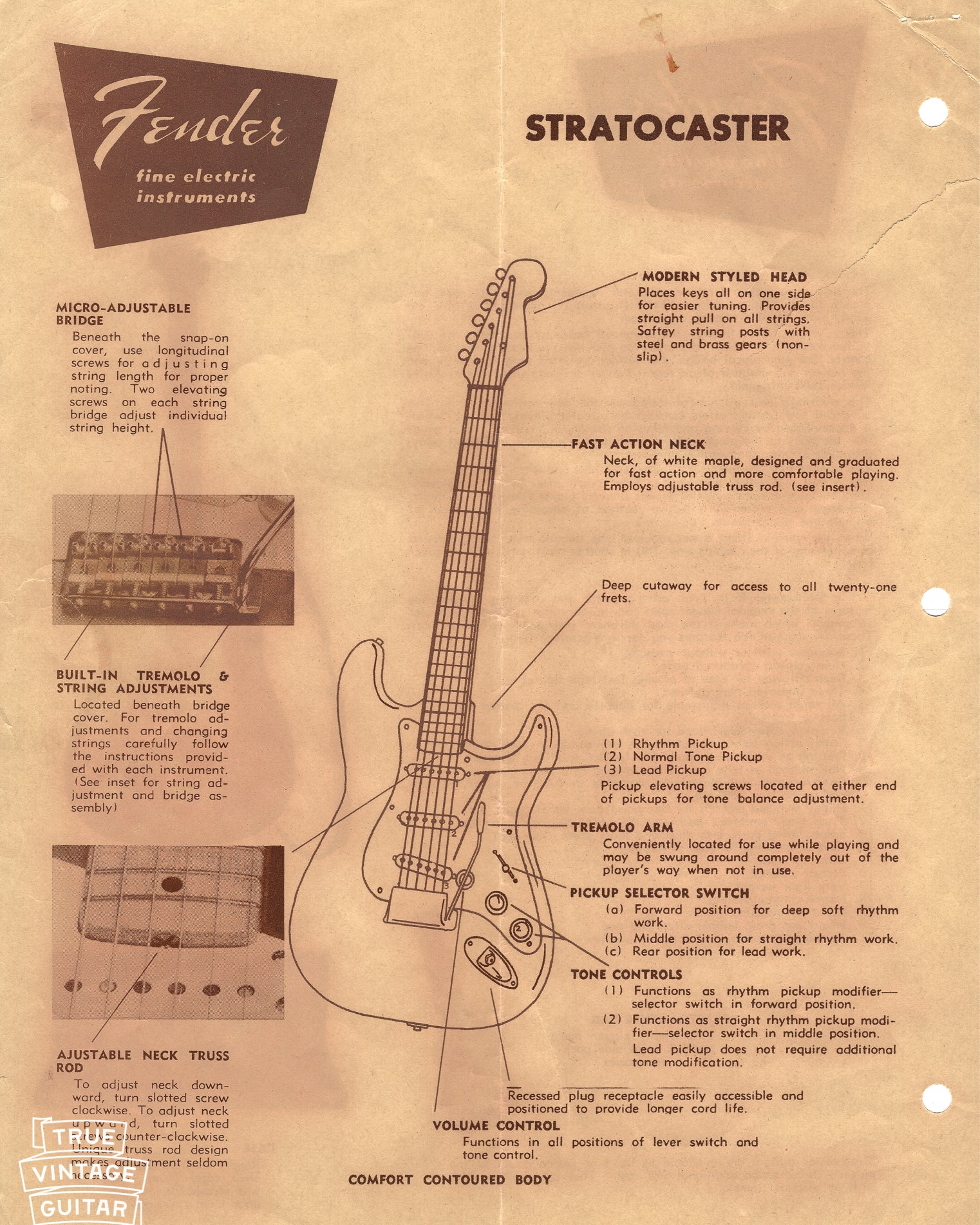 Fender Stratocaster 1958 advertisement