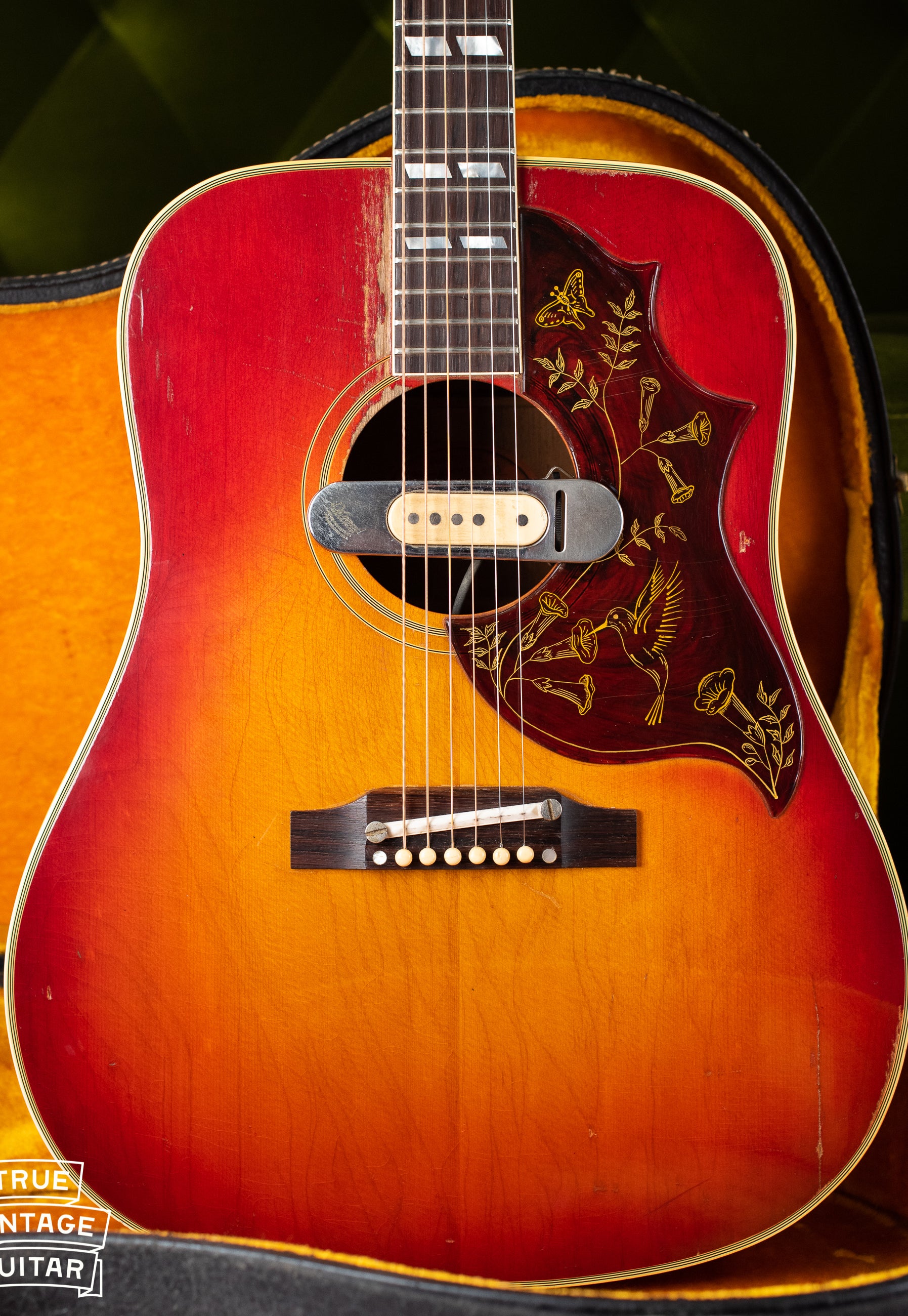Vintage 1963 Gibson Hummingbird acoustic guitar