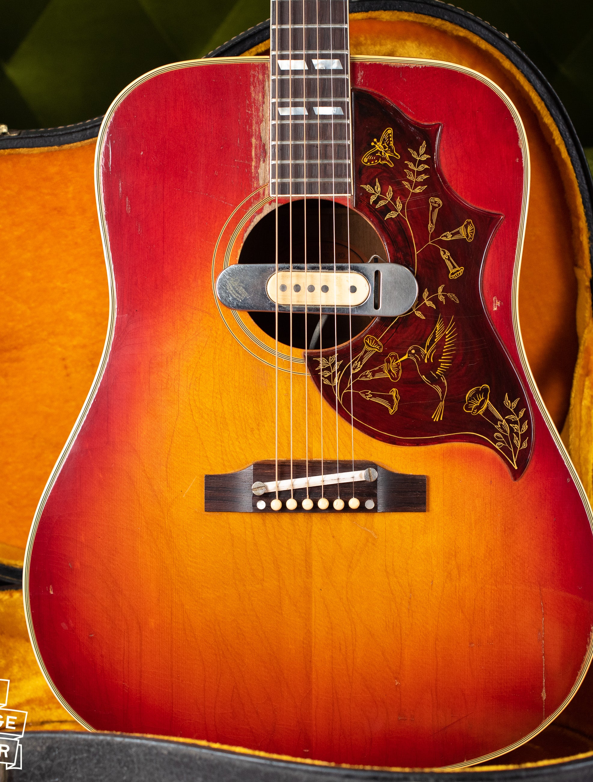 Vintage 1963 Gibson Hummingbird acoustic guitar
