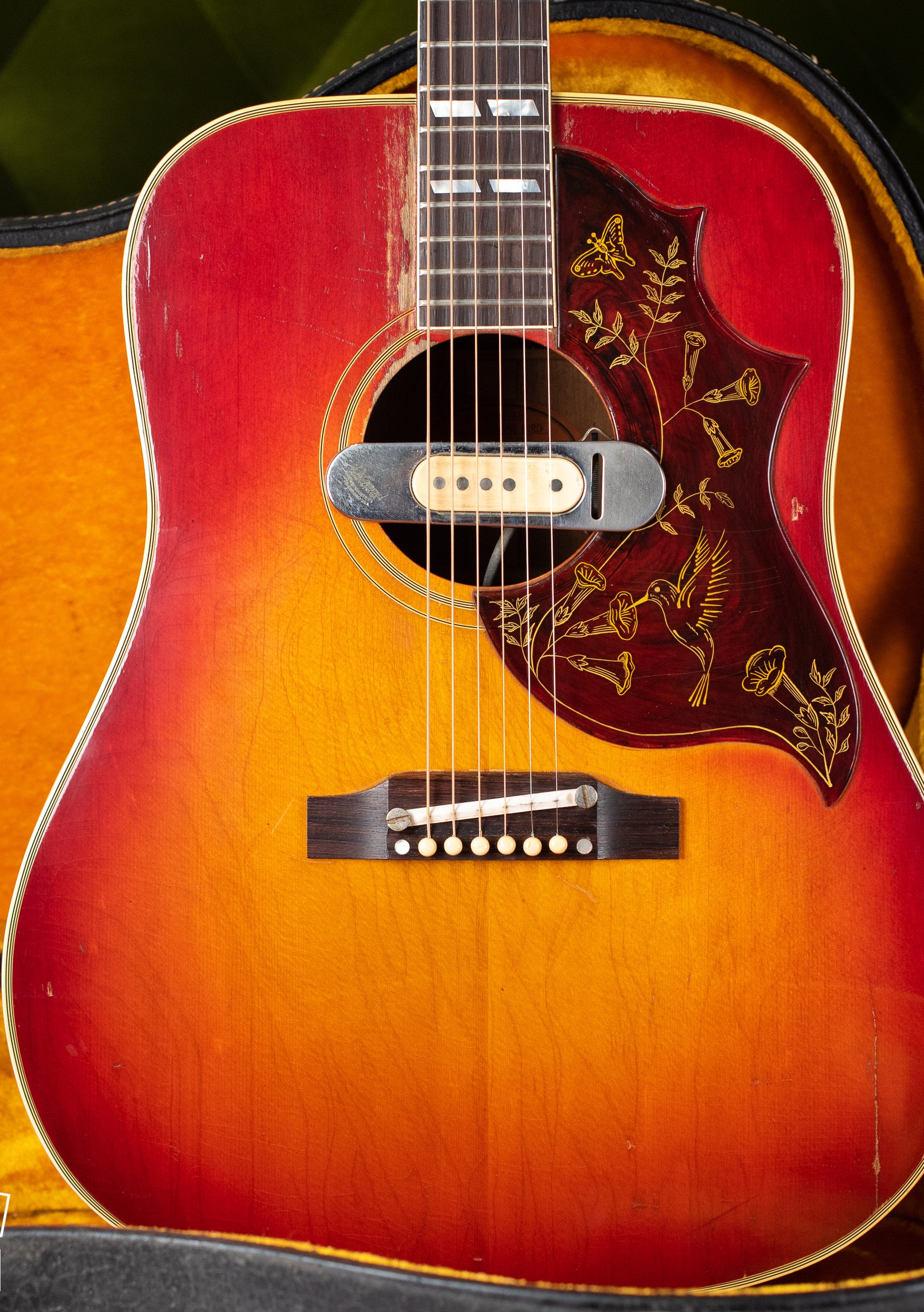 Vintage 1963 Gibson Hummingbird acoustic guitar