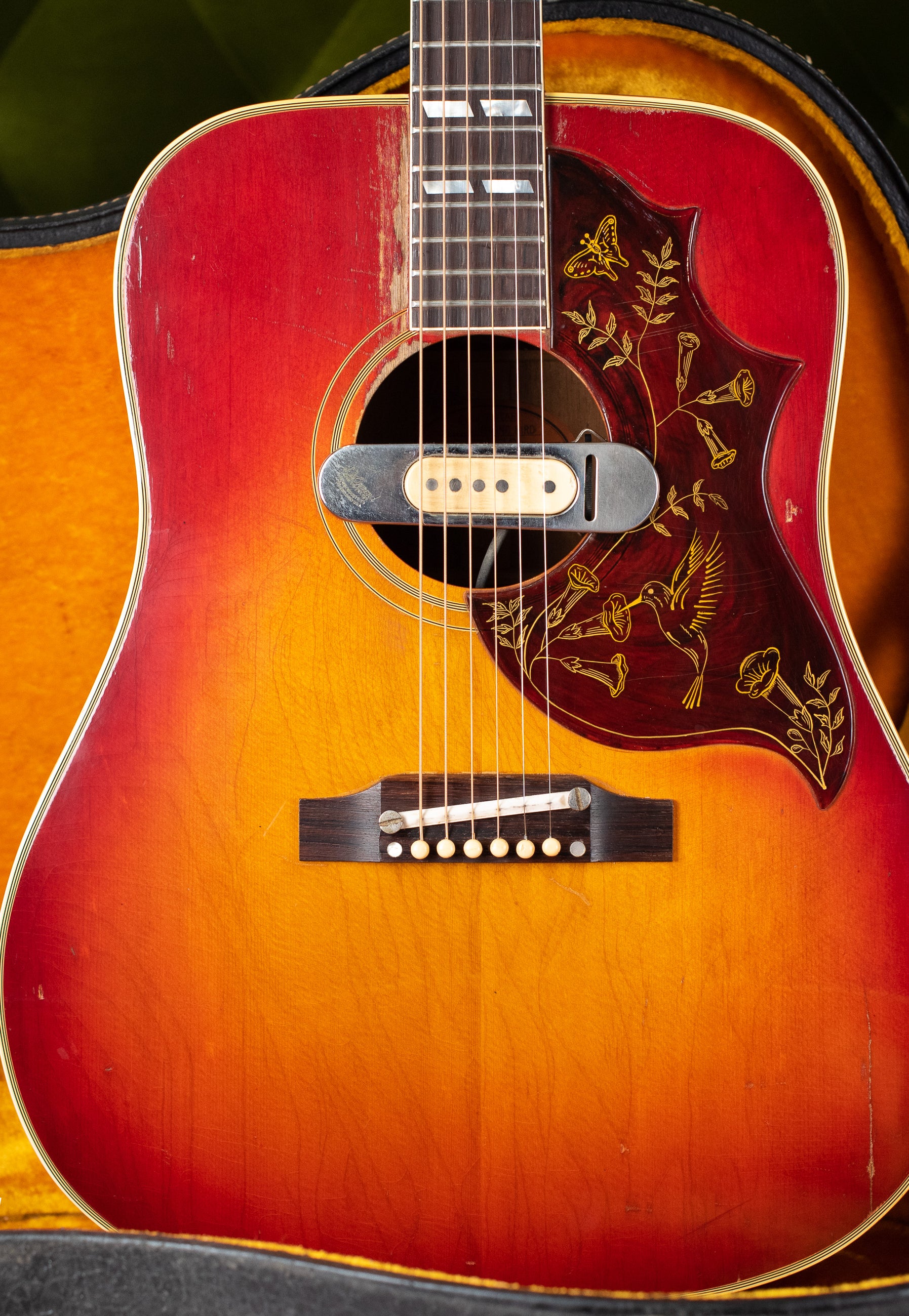 Vintage 1963 Gibson Hummingbird acoustic guitar