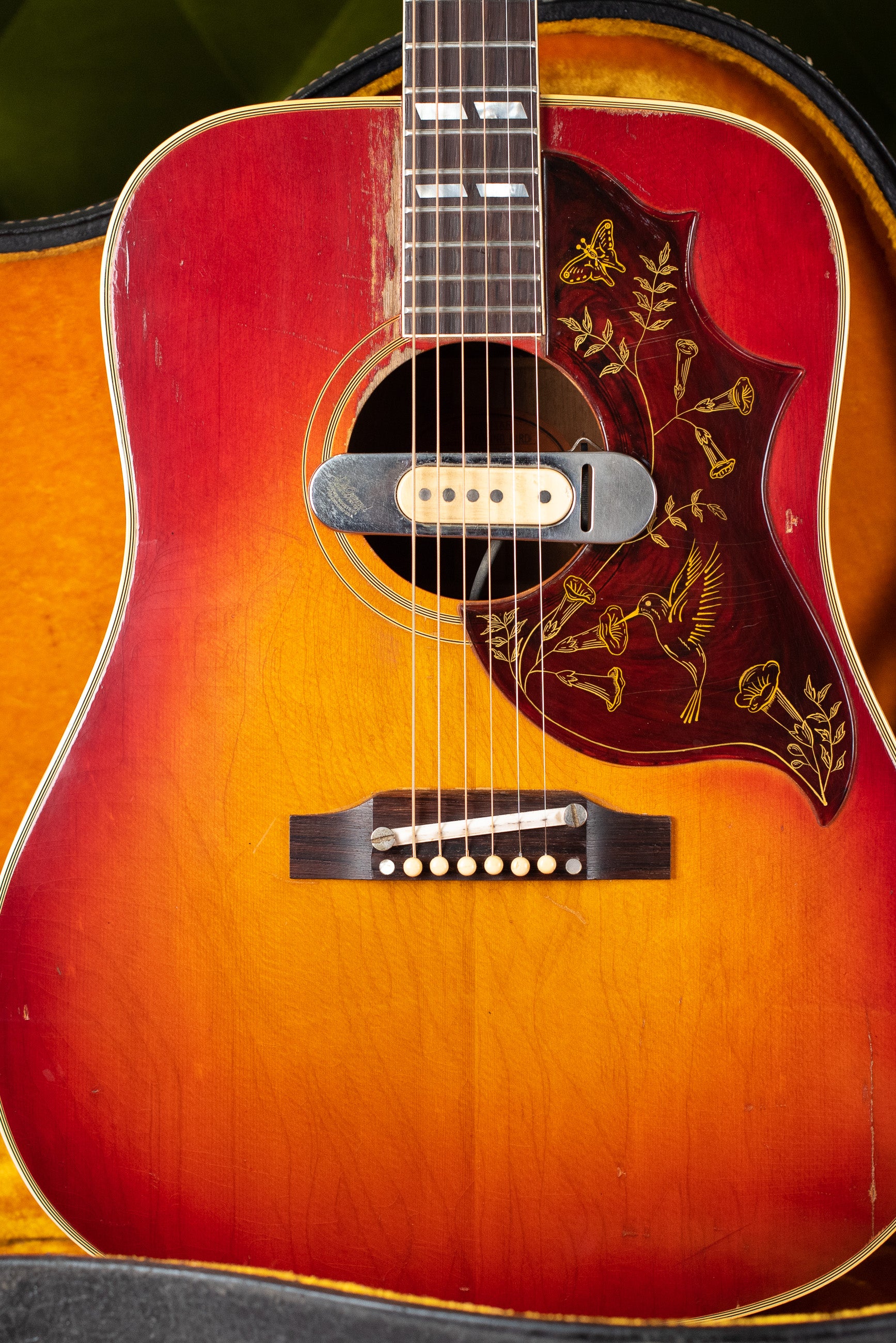 Vintage 1963 Gibson Hummingbird acoustic guitar
