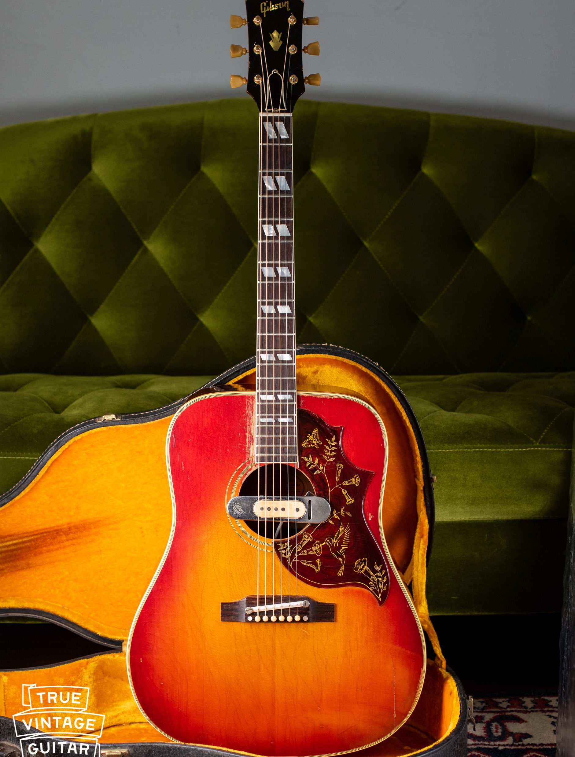 Vintage 1963 Gibson Hummingbird acoustic guitar