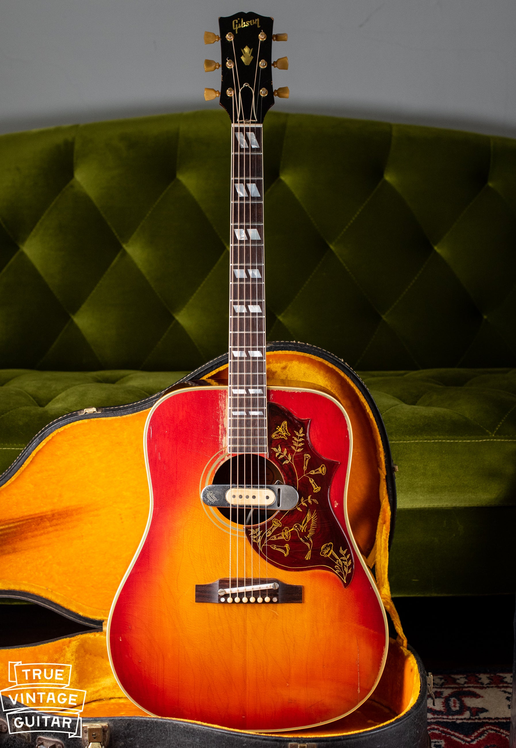 Vintage 1963 Gibson Hummingbird acoustic guitar