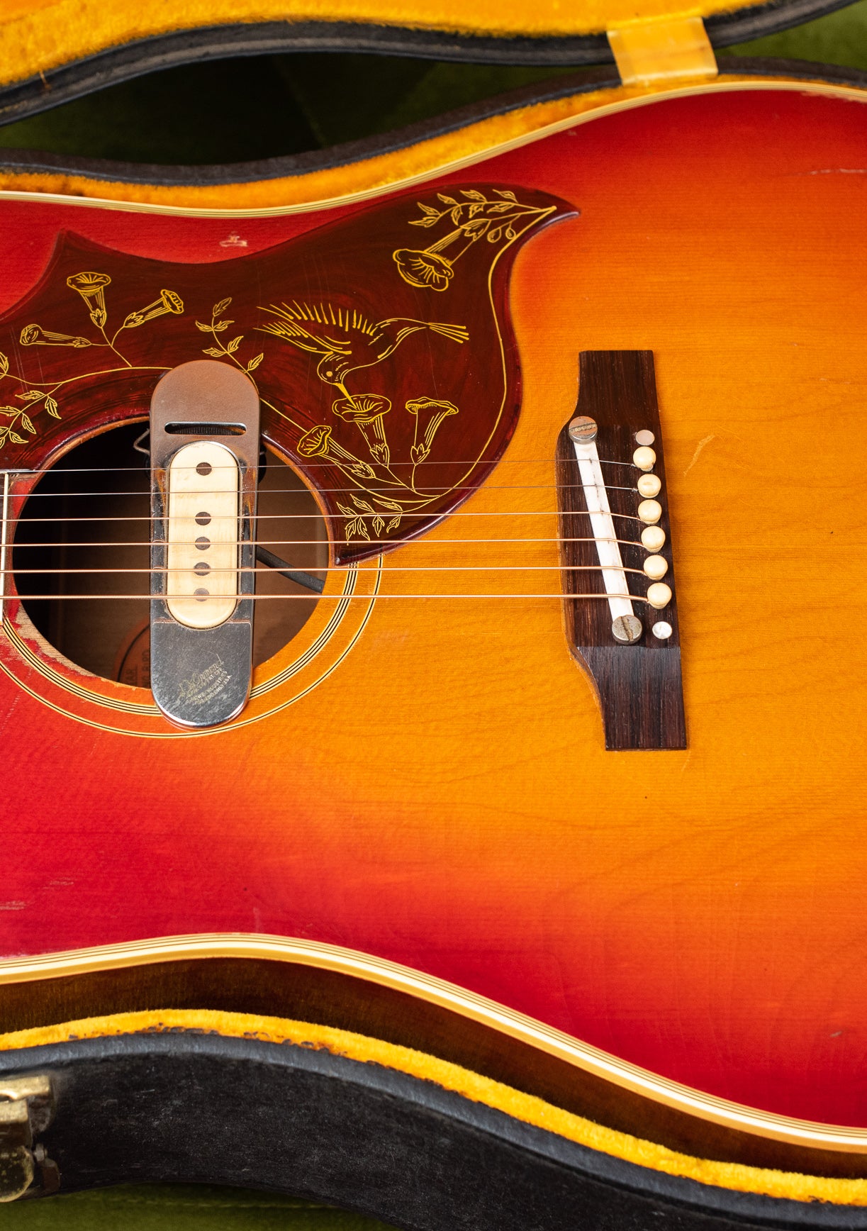 Vintage 1963 Gibson Hummingbird acoustic guitar