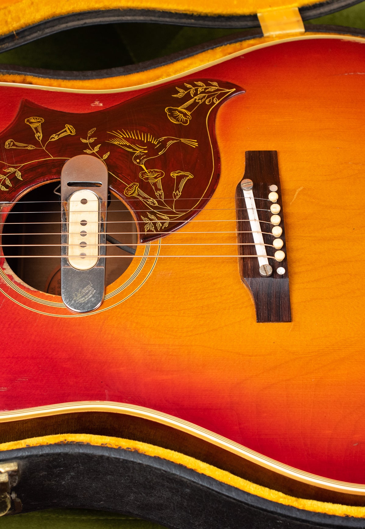 Vintage 1963 Gibson Hummingbird acoustic guitar