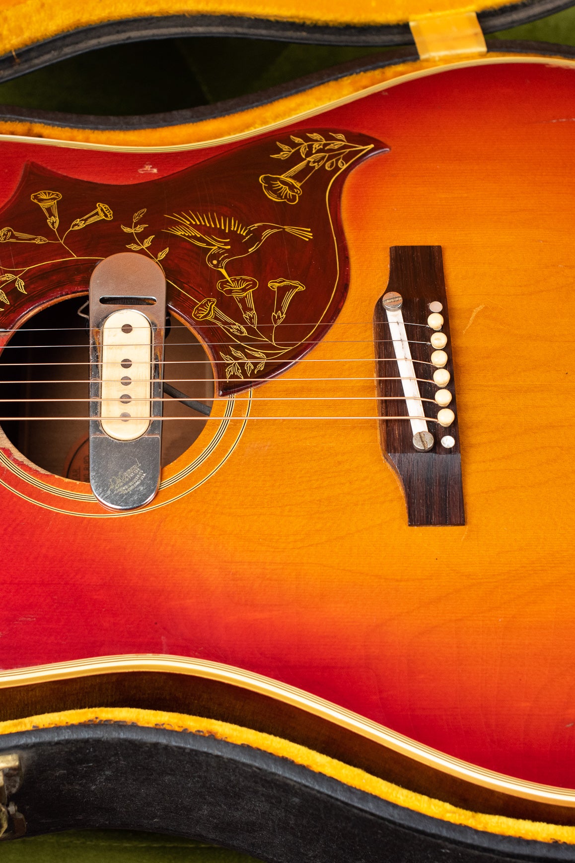 Vintage 1963 Gibson Hummingbird acoustic guitar
