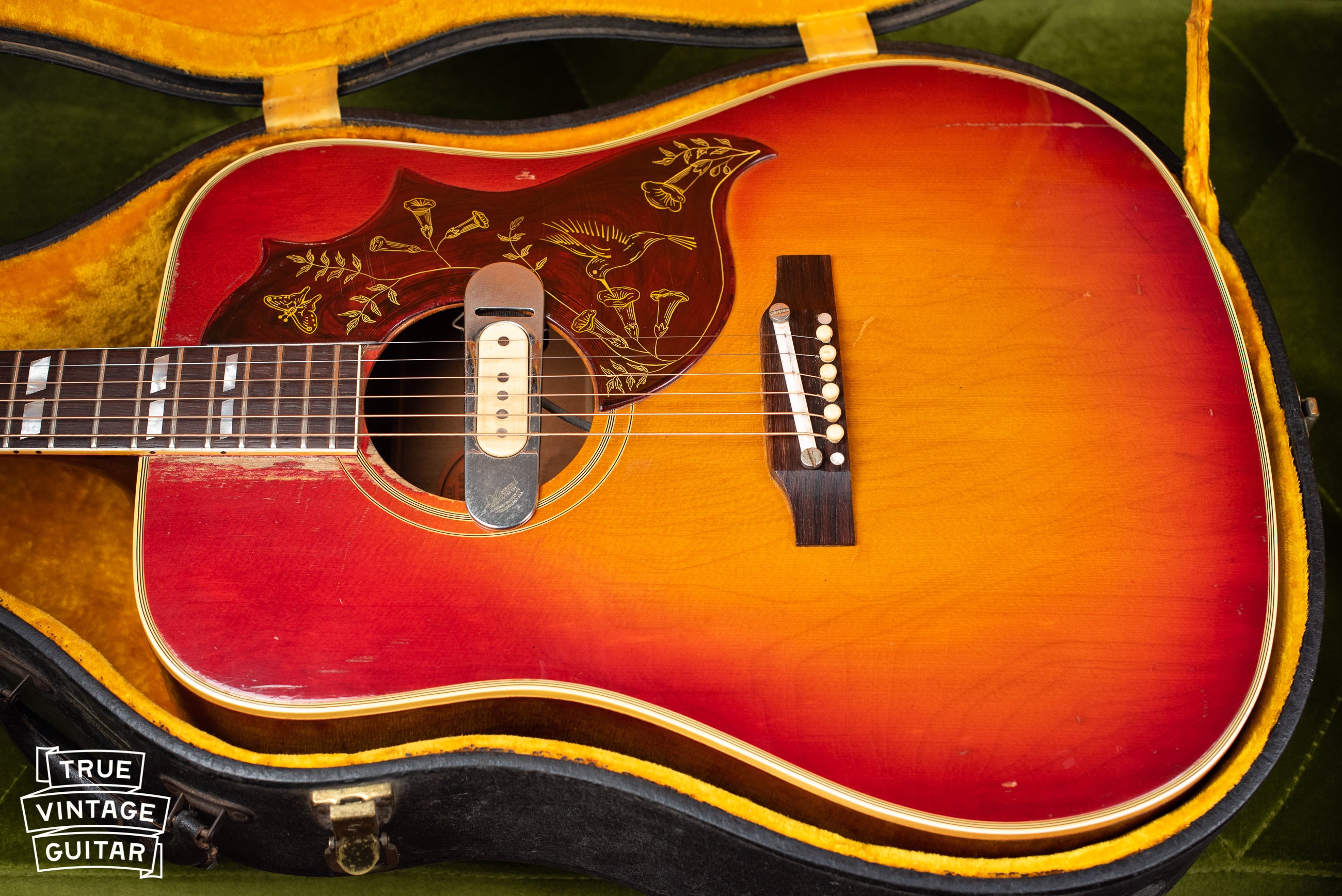 Vintage 1963 Gibson Hummingbird acoustic guitar