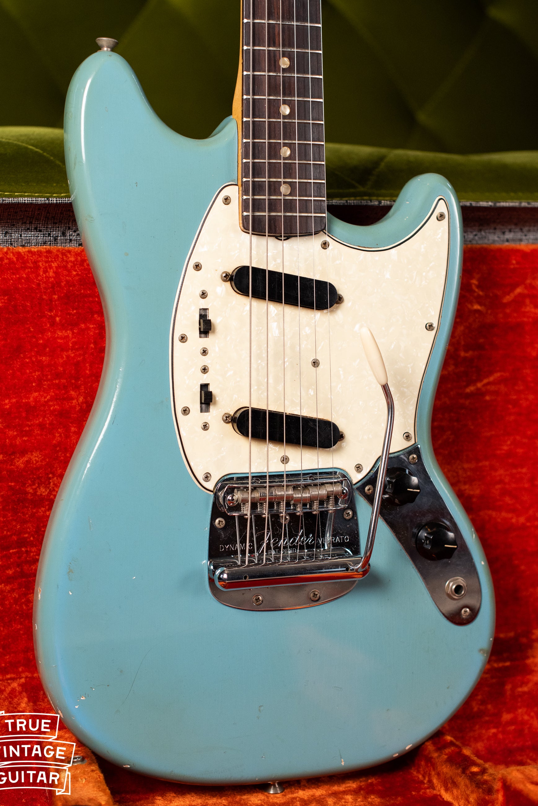 Vintage 1966 Fender Mustang Blue