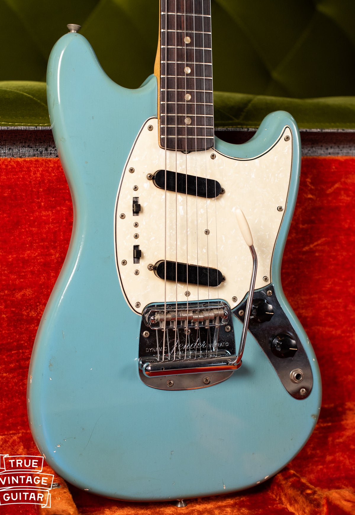 Vintage 1966 Fender Mustang Blue