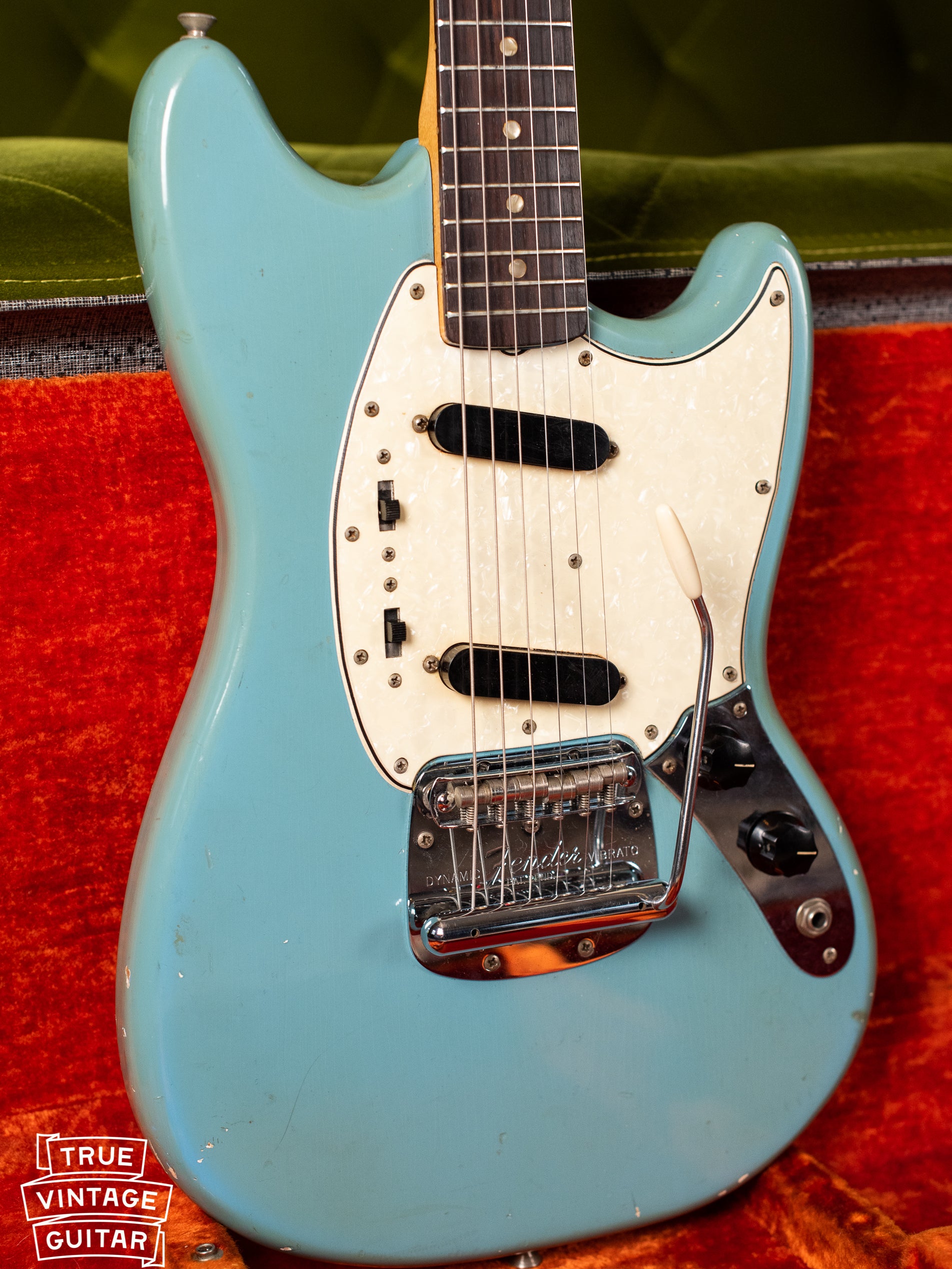 Vintage 1966 Fender Mustang Blue
