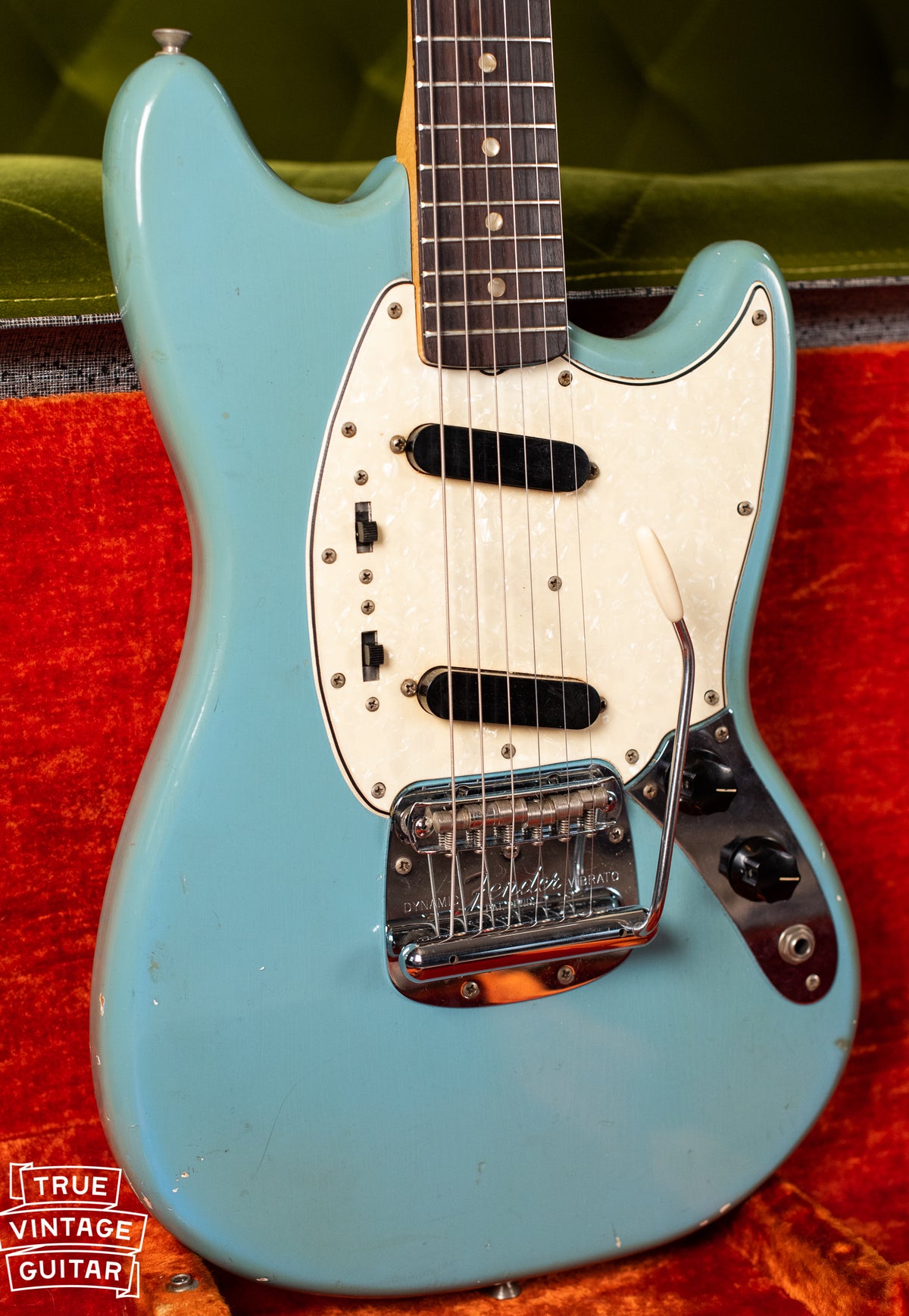 Vintage 1966 Fender Mustang Blue