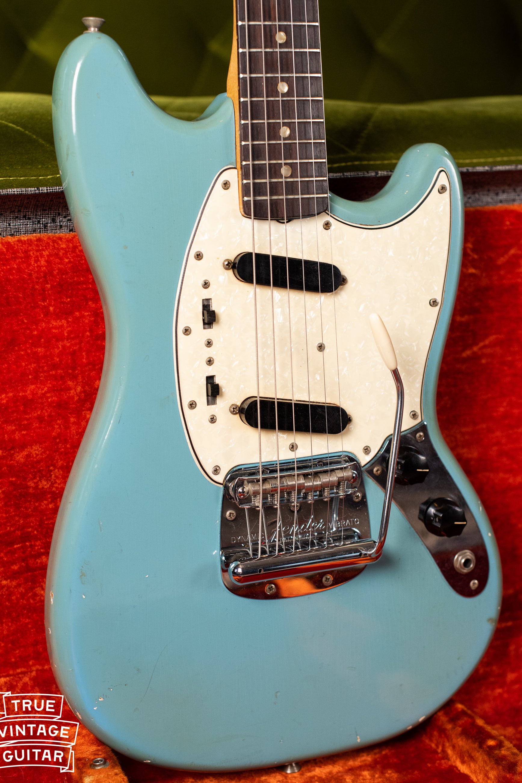 Vintage 1966 Fender Mustang Blue