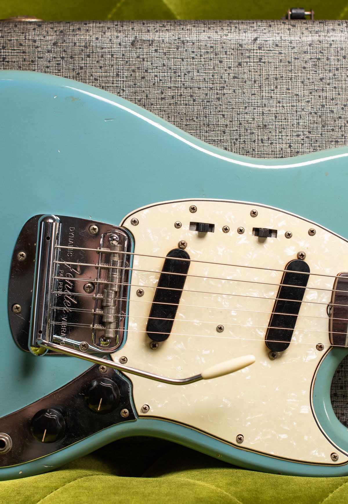 Vintage 1966 Fender Mustang Blue