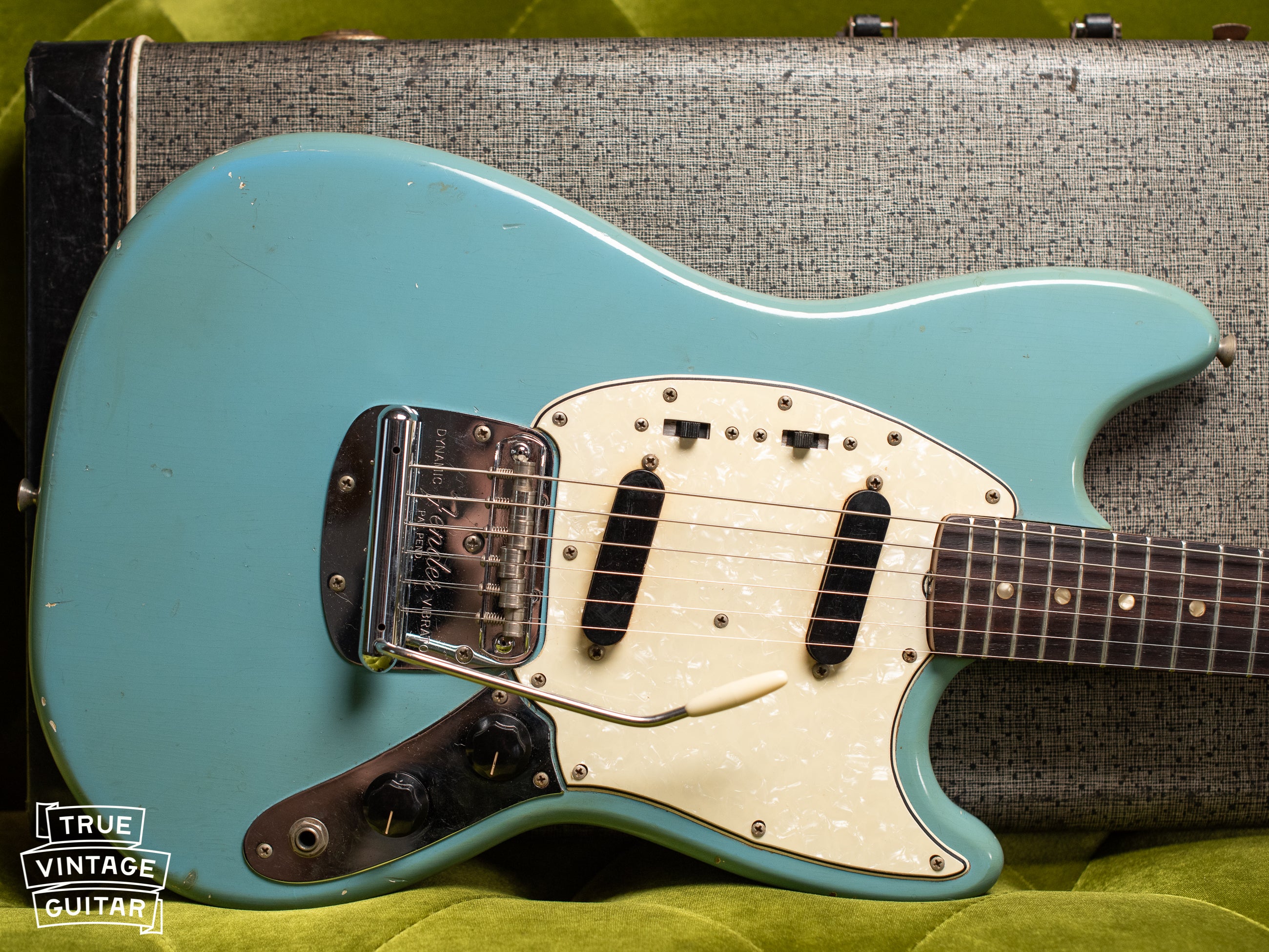 Vintage 1966 Fender Mustang Blue