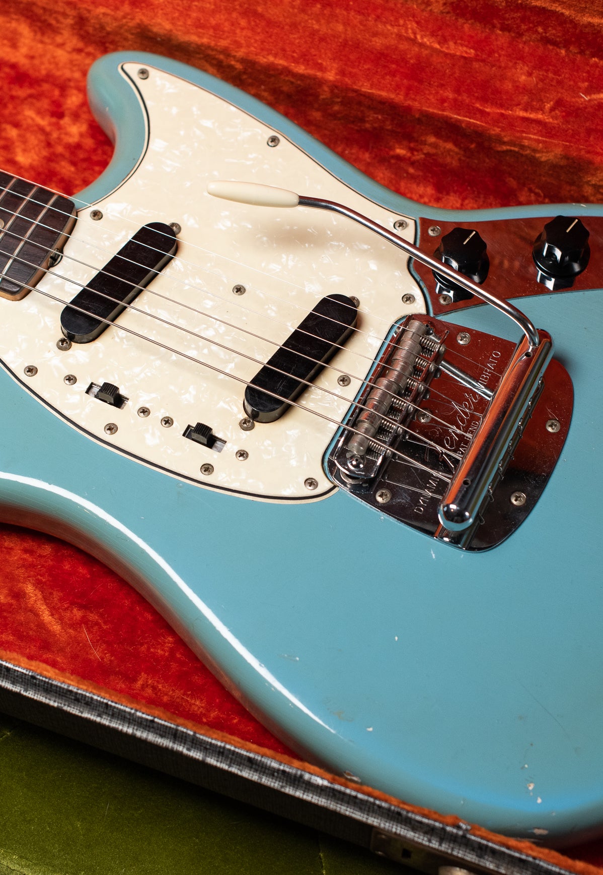 Vintage 1966 Fender Mustang Blue