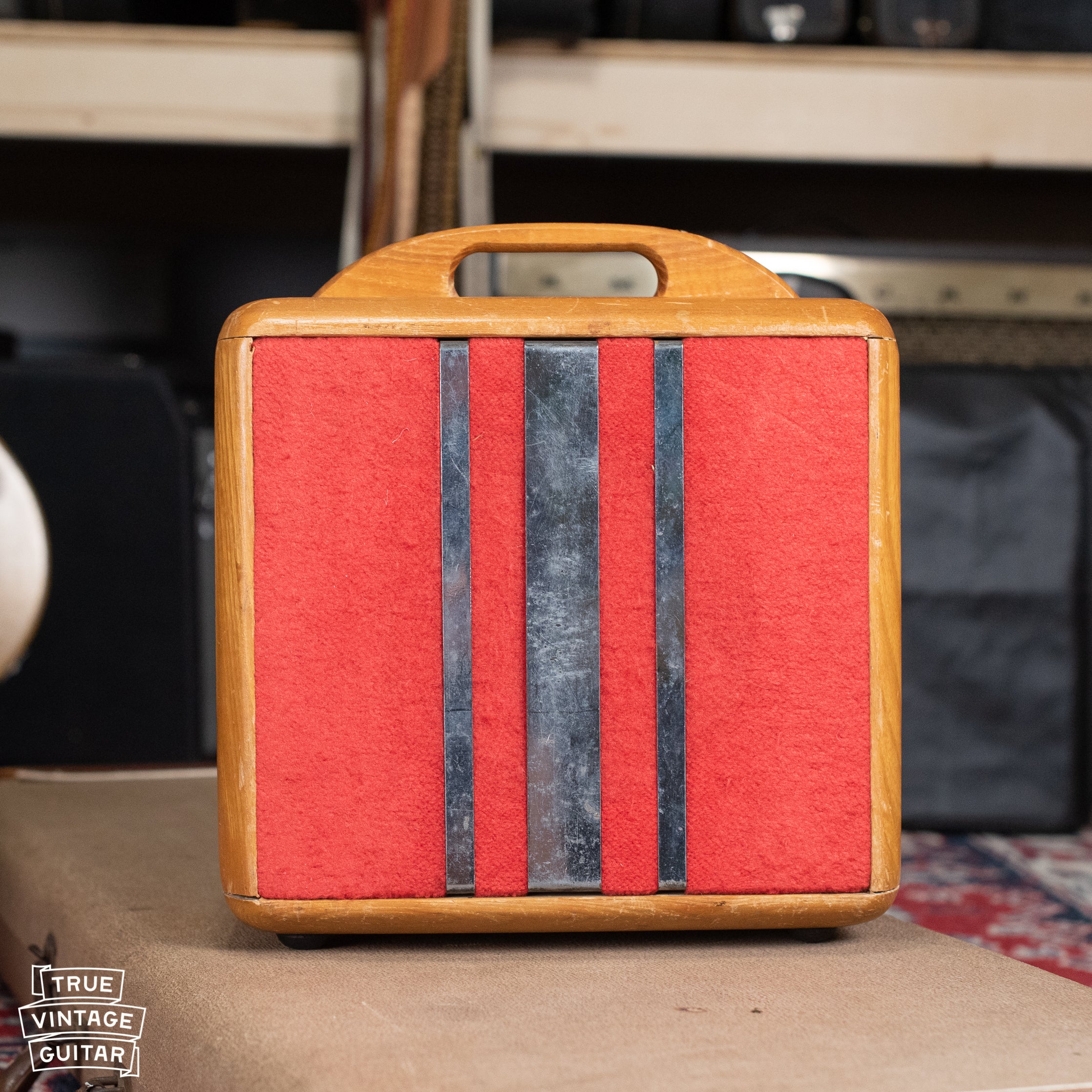 1946 Fender Princeton Woody Amp Maple Red