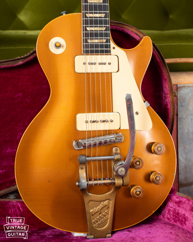 Gibson Les Paul guitar gold 1950s