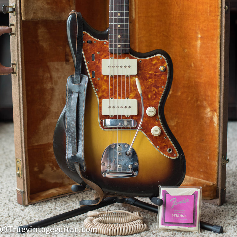 Vintage 1960 and 1961 Fender Jazzmaster electric guitars