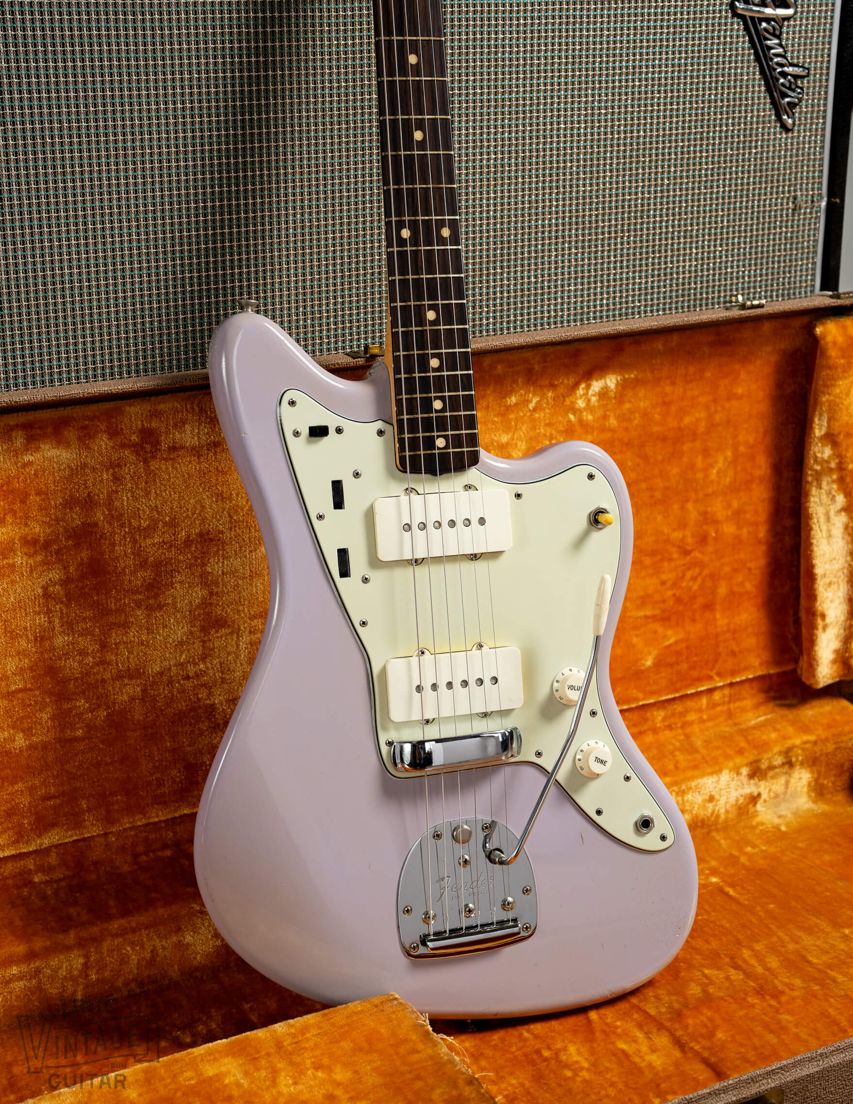 1960 Fender Jazzmaster custom color Violet. Rarest Fender custom color.