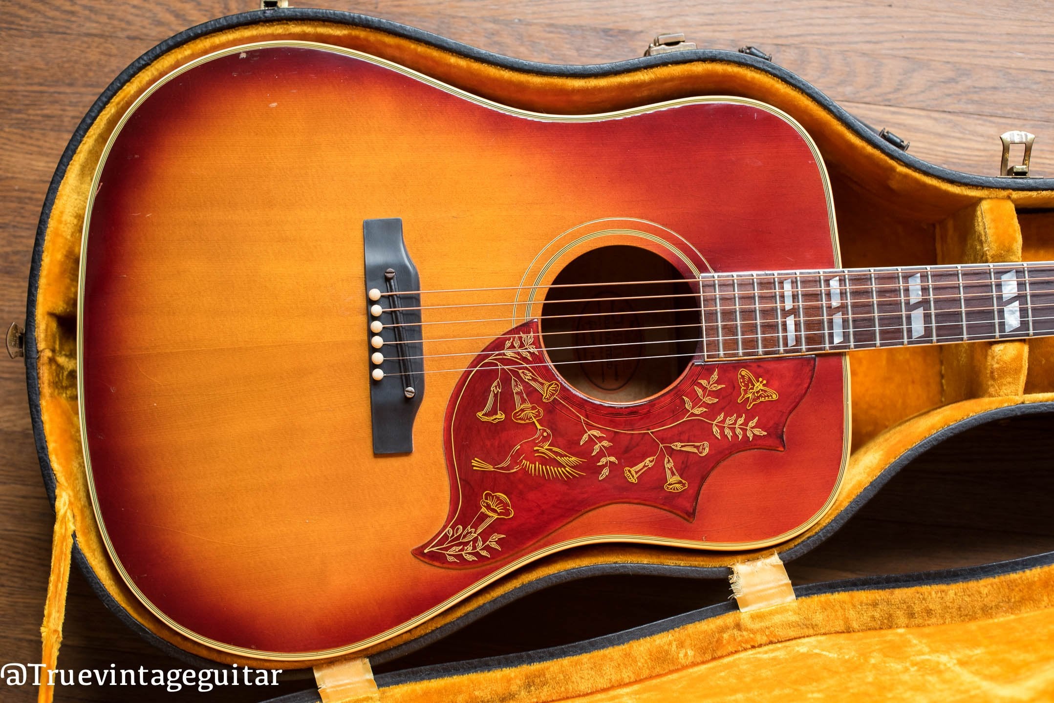 Vintage 1963 Gibson Hummingbird guitar