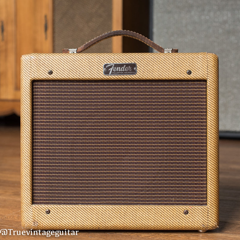 Vintage 1963 Fender Champ guitar amplifier tweed