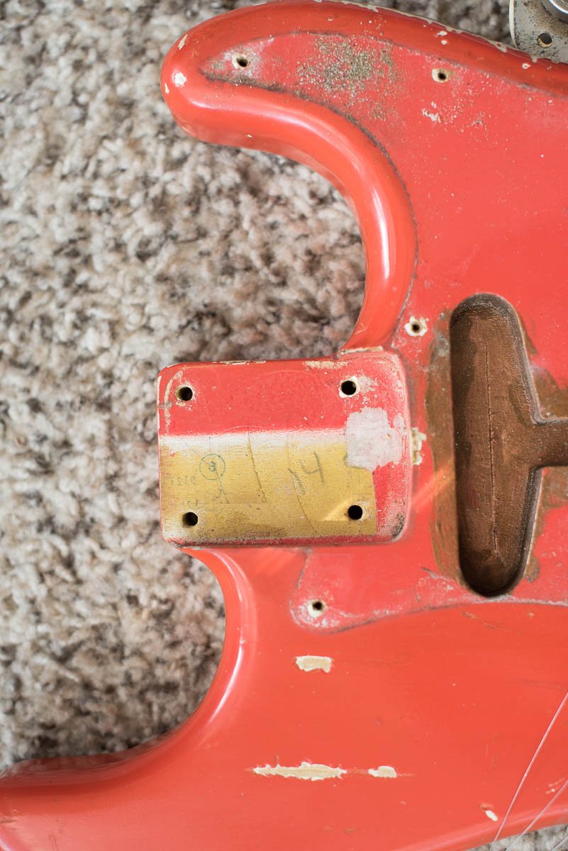 1965/66 Fender Stratocaster: Fiesta Red