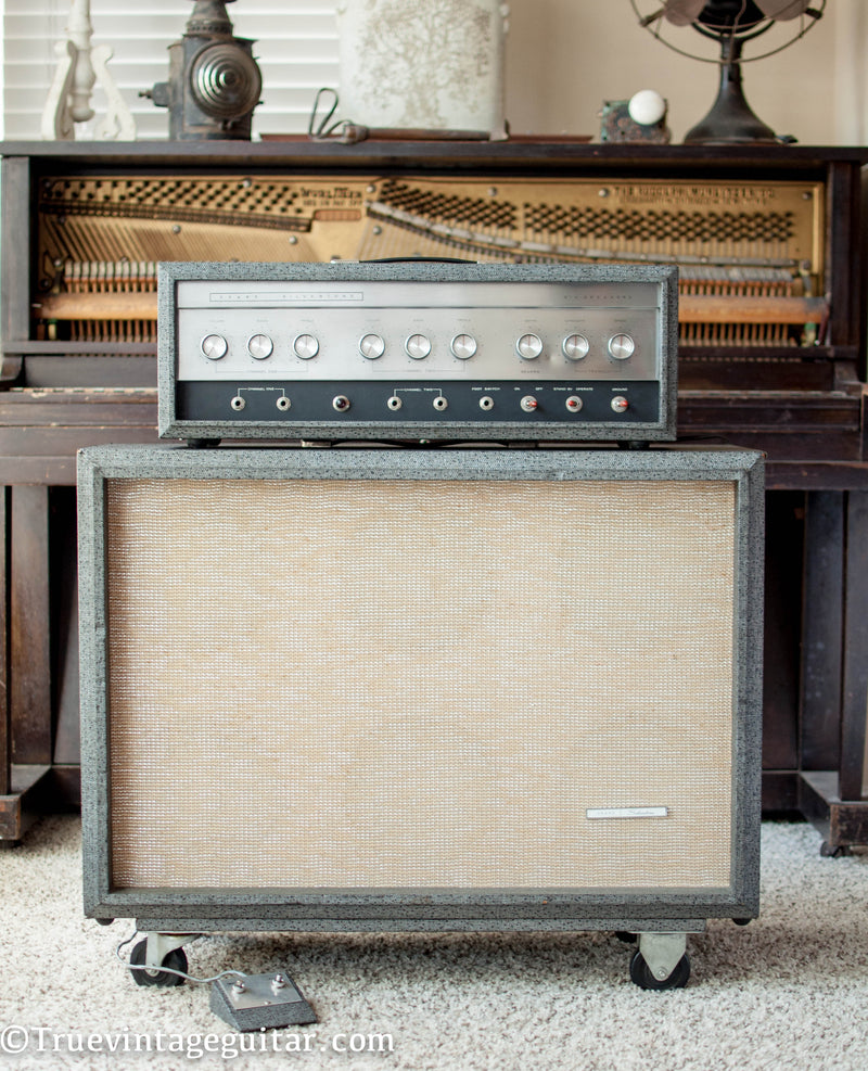 Vintage 1965 Silvertone 1485 guitar amplifier