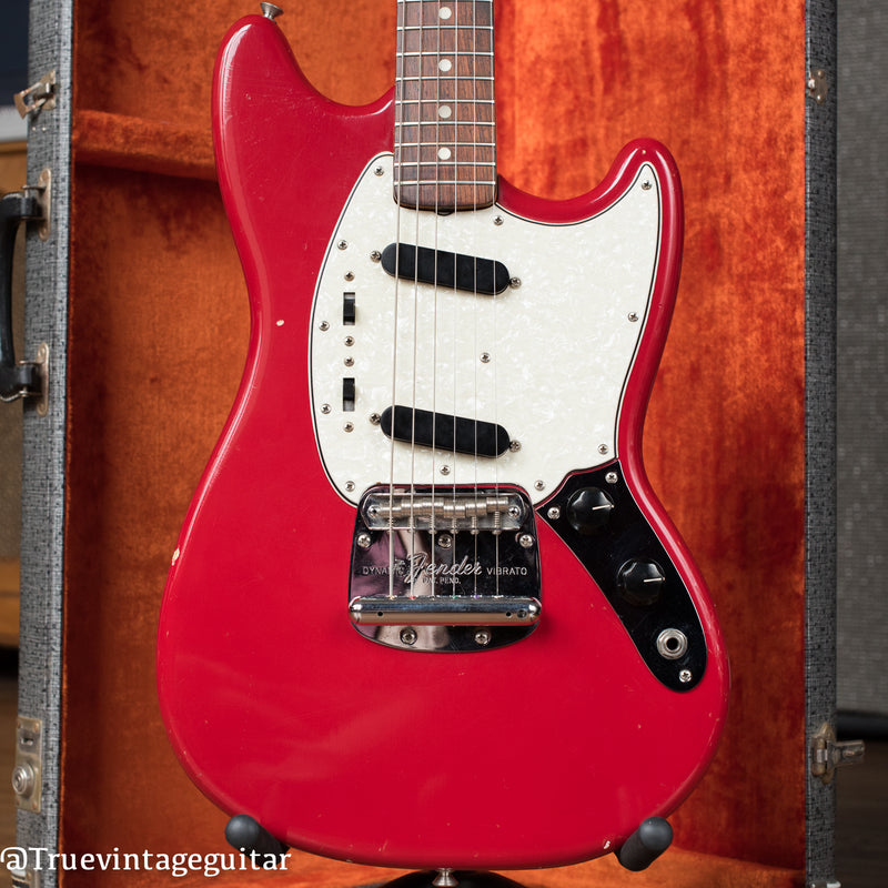 1965 Fender Mustang Red vintage guitar