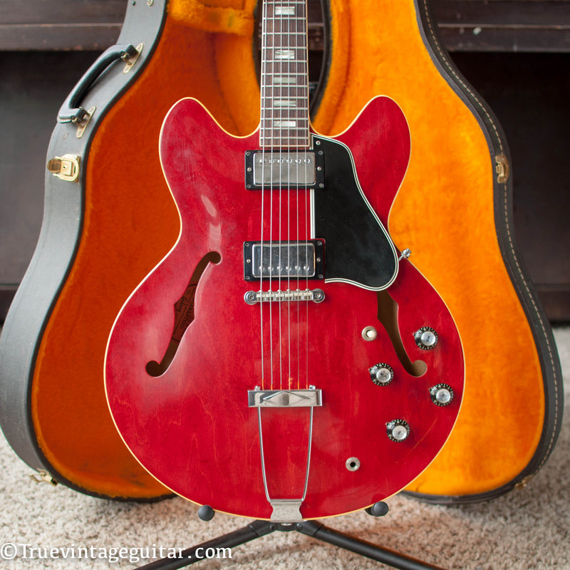 1966 Gibson ES-335 red electric guitar