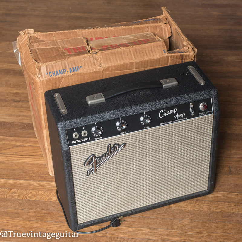 Vintage 1966 Fender Champ amp original box