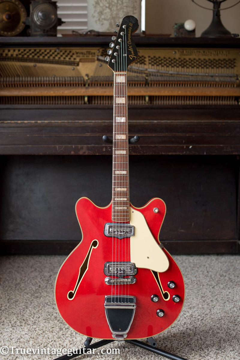 Fender Coronado II Red electric guitar vintage 1967
