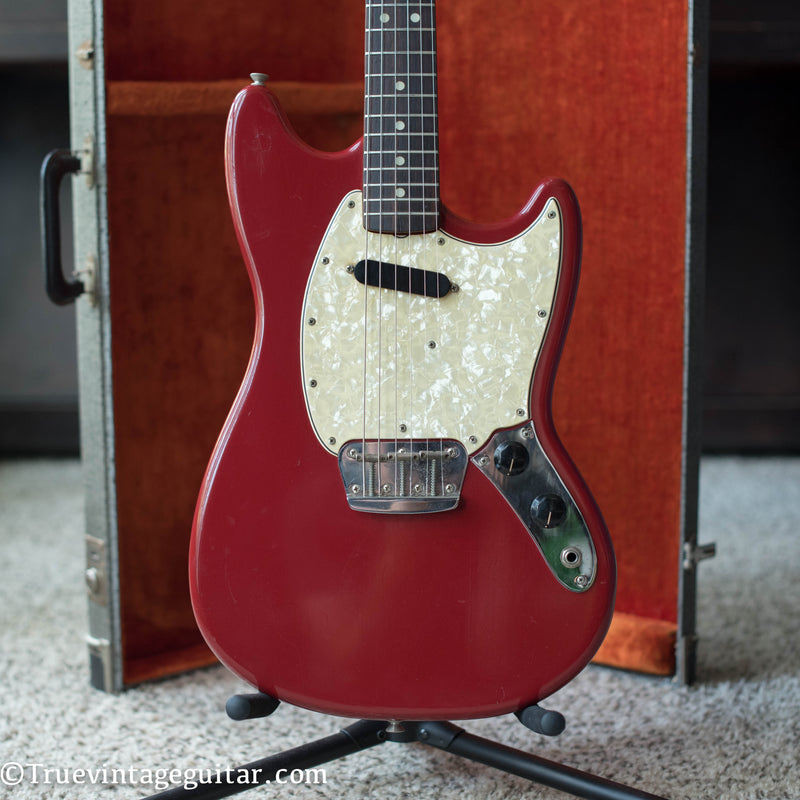 1967 Fender Musicmaster II Red – True Vintage Guitar