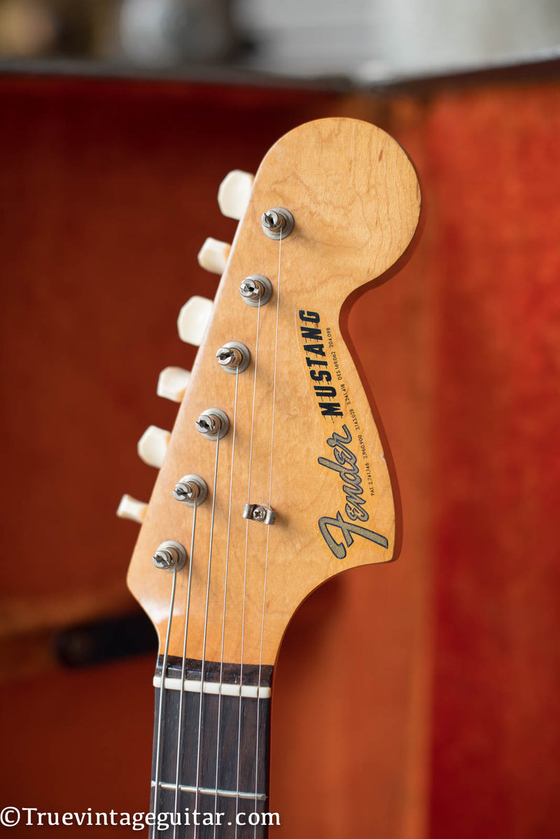 Fender Mustang electric guitar vintage 1968 Red