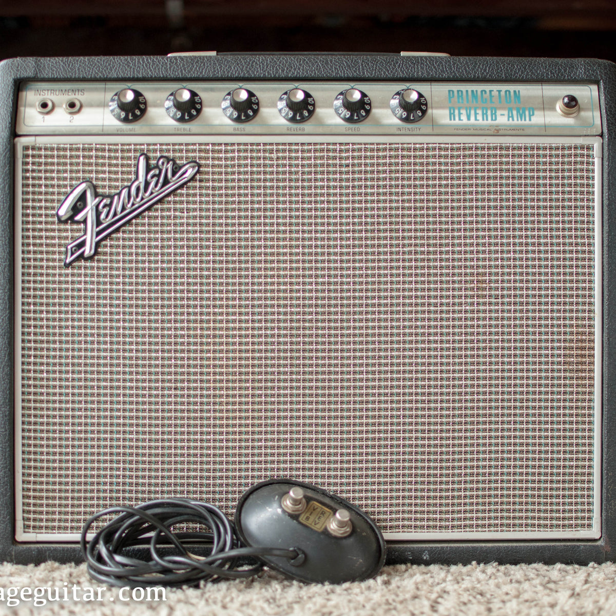 1968 Fender Princeton Reverb-Amp vintage guitar amplifier – True ...
