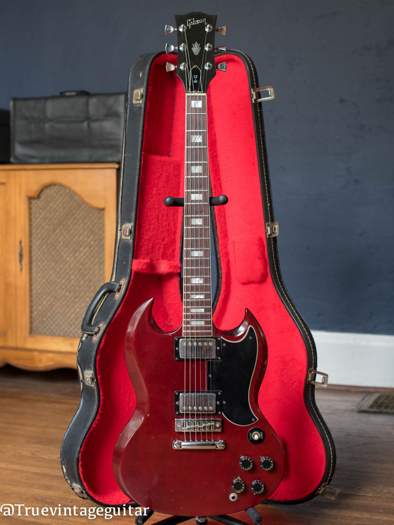 Vintage 1977 Gibson SG Standard Cherry Red electric guitar
