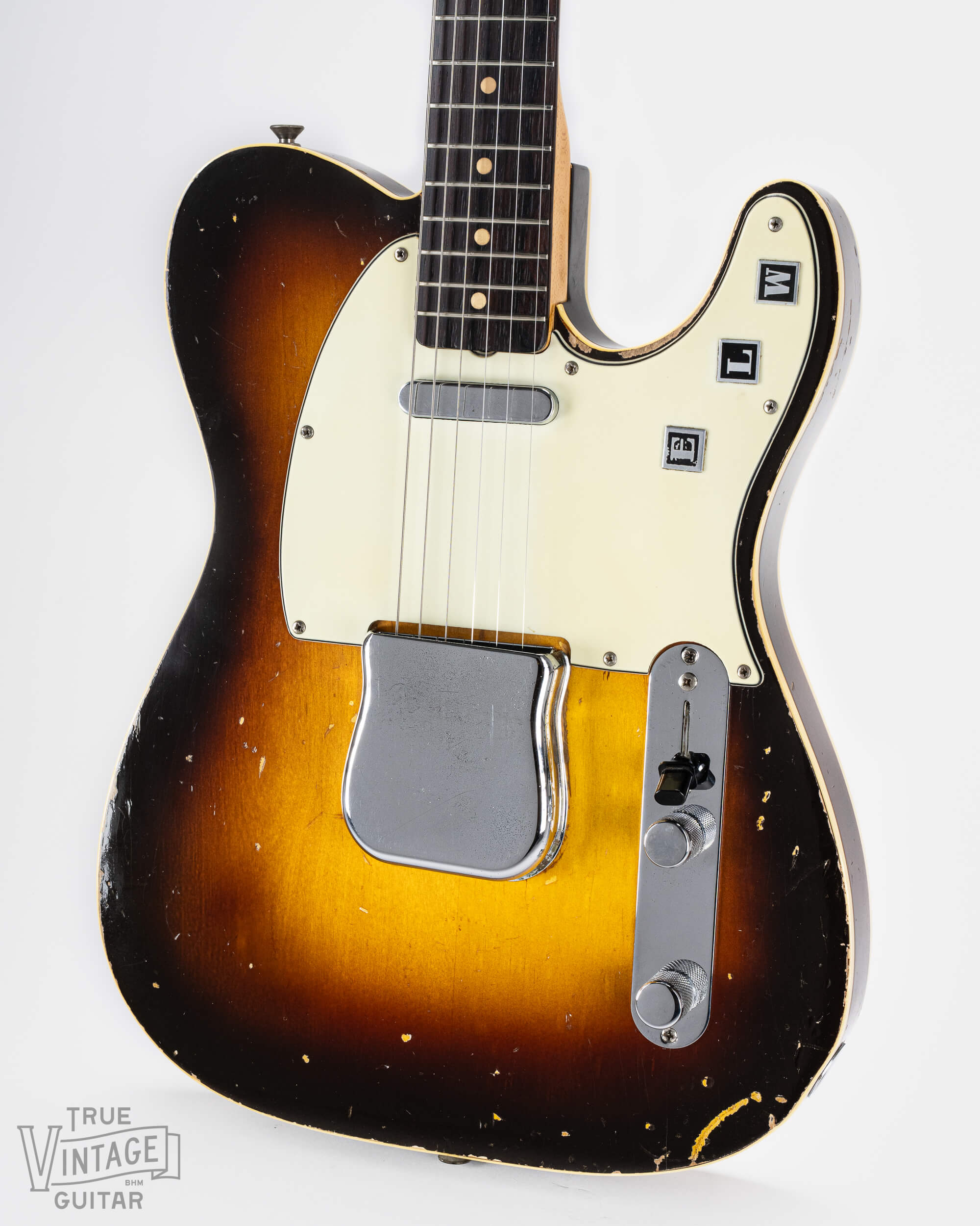 Fender Custom Telecaster guitar 1959 1960 with double edge binding and Sunburst finish