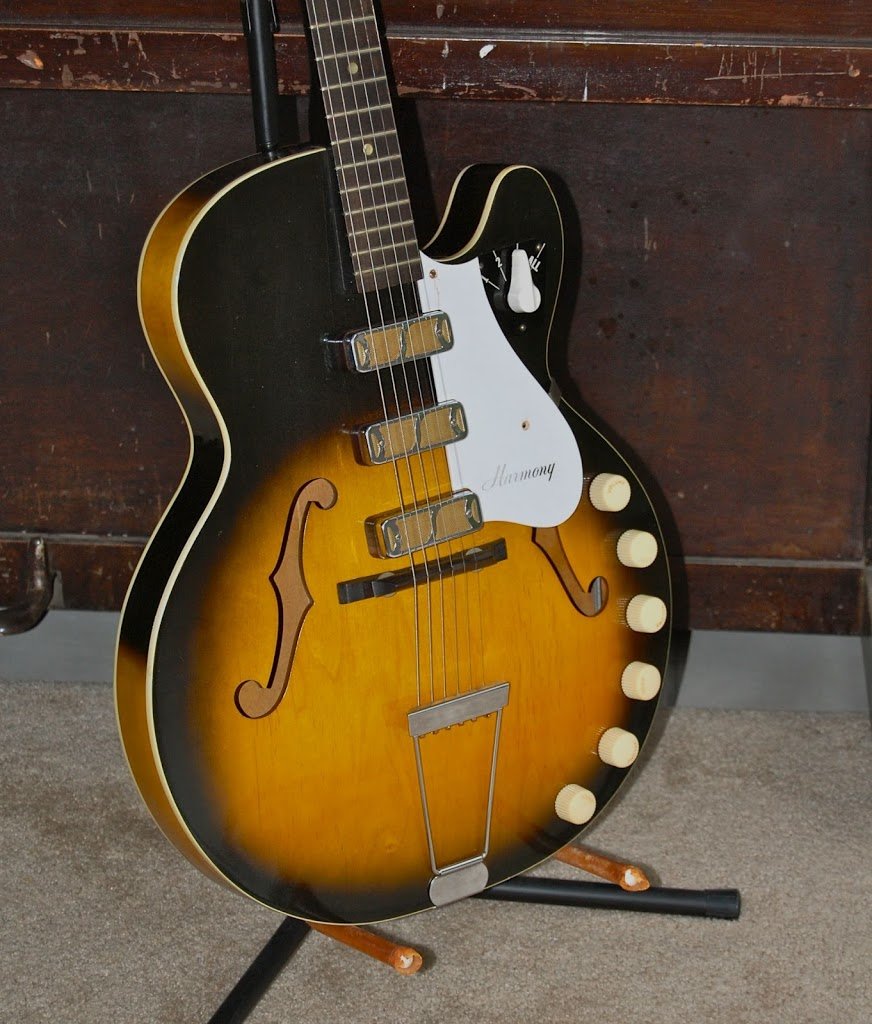 1963 Harmony Rocket H59 with 3 Rowe Industries DeArmond "Gold Foil" Pickups