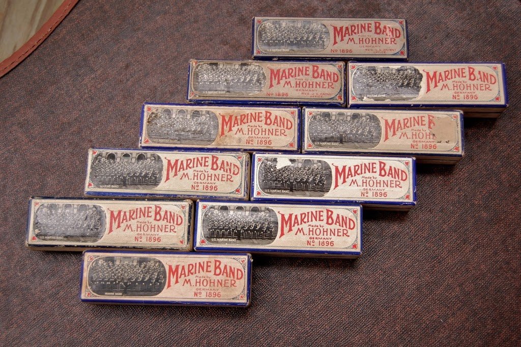 Prewar Hohner Marine Band Harmonicas