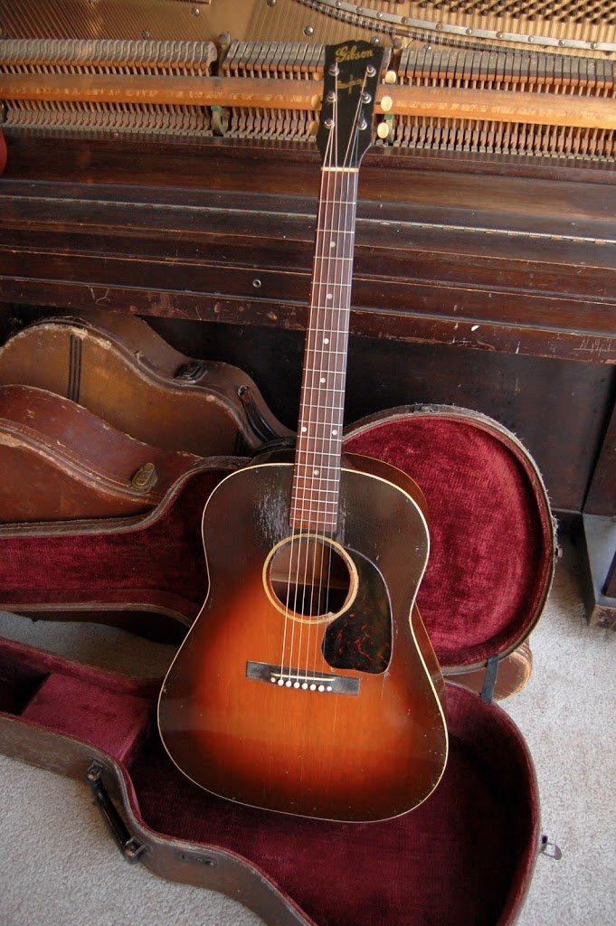 1943 Gibson J-45: All Mahogany, All blues