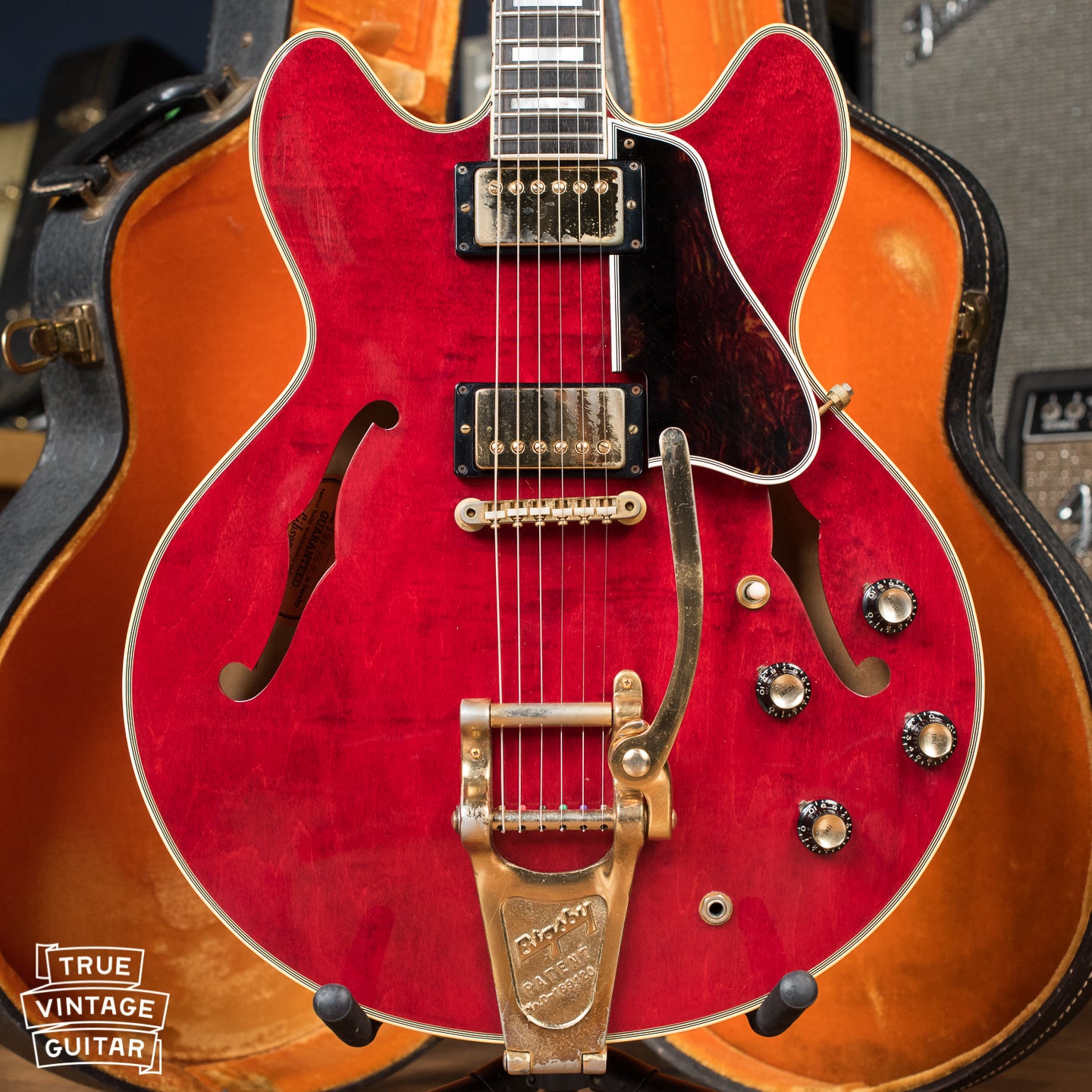 Vintage 1967 Gibson ES-355 TDC mono, Bigsby, Grovers, custom