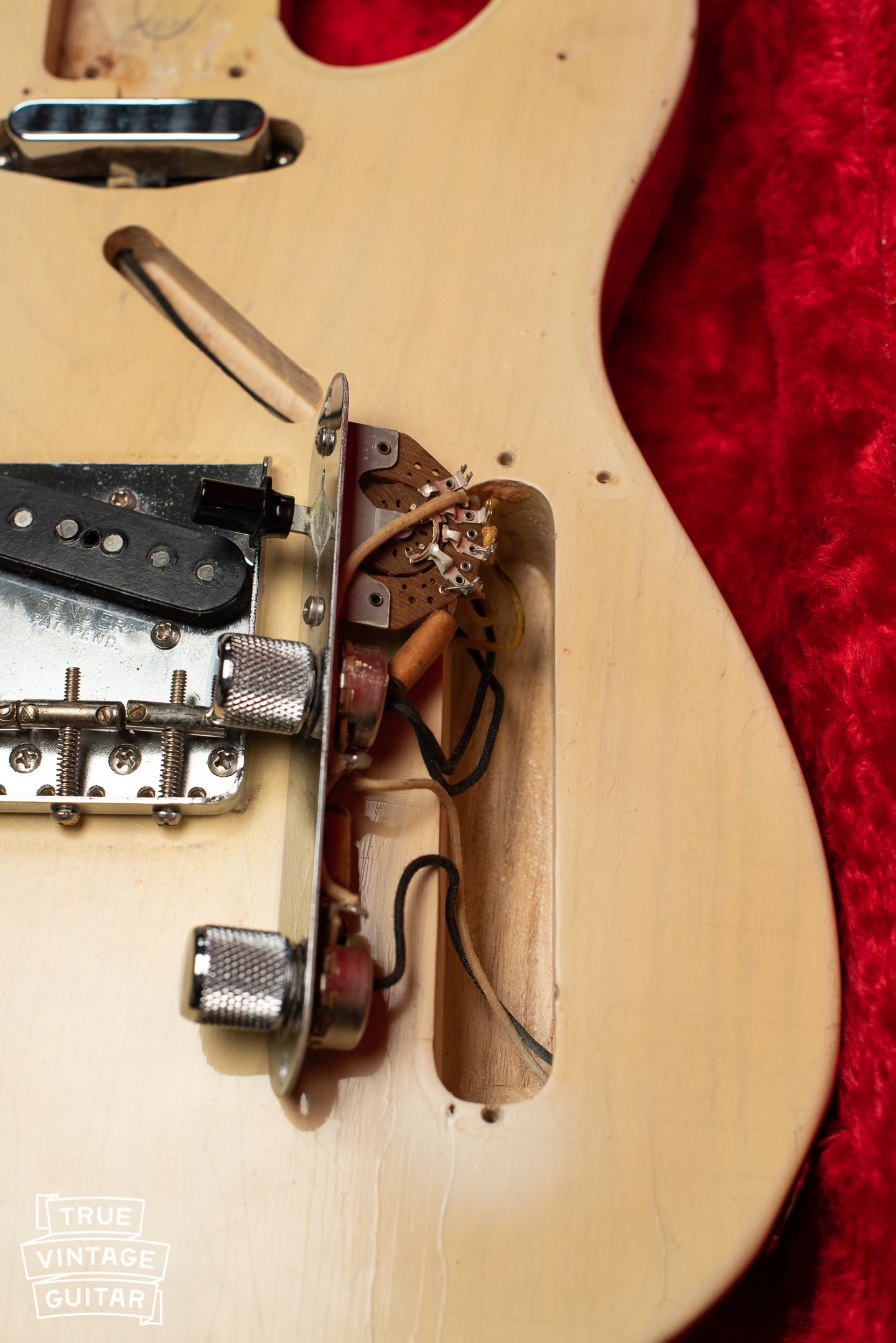 1957 Fender Telecaster interior pictures