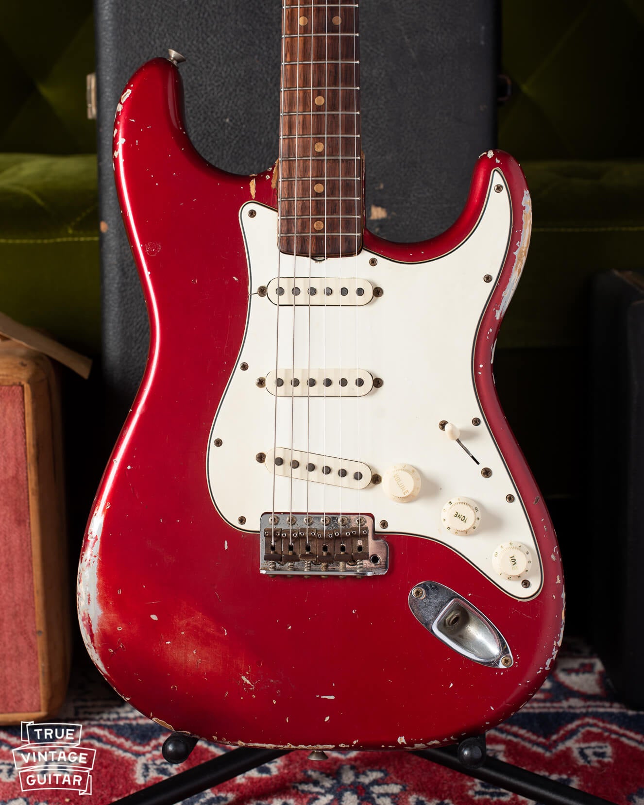 Fender Stratocaster 1964 Candy Apple Red, how to date, Stratocaster values