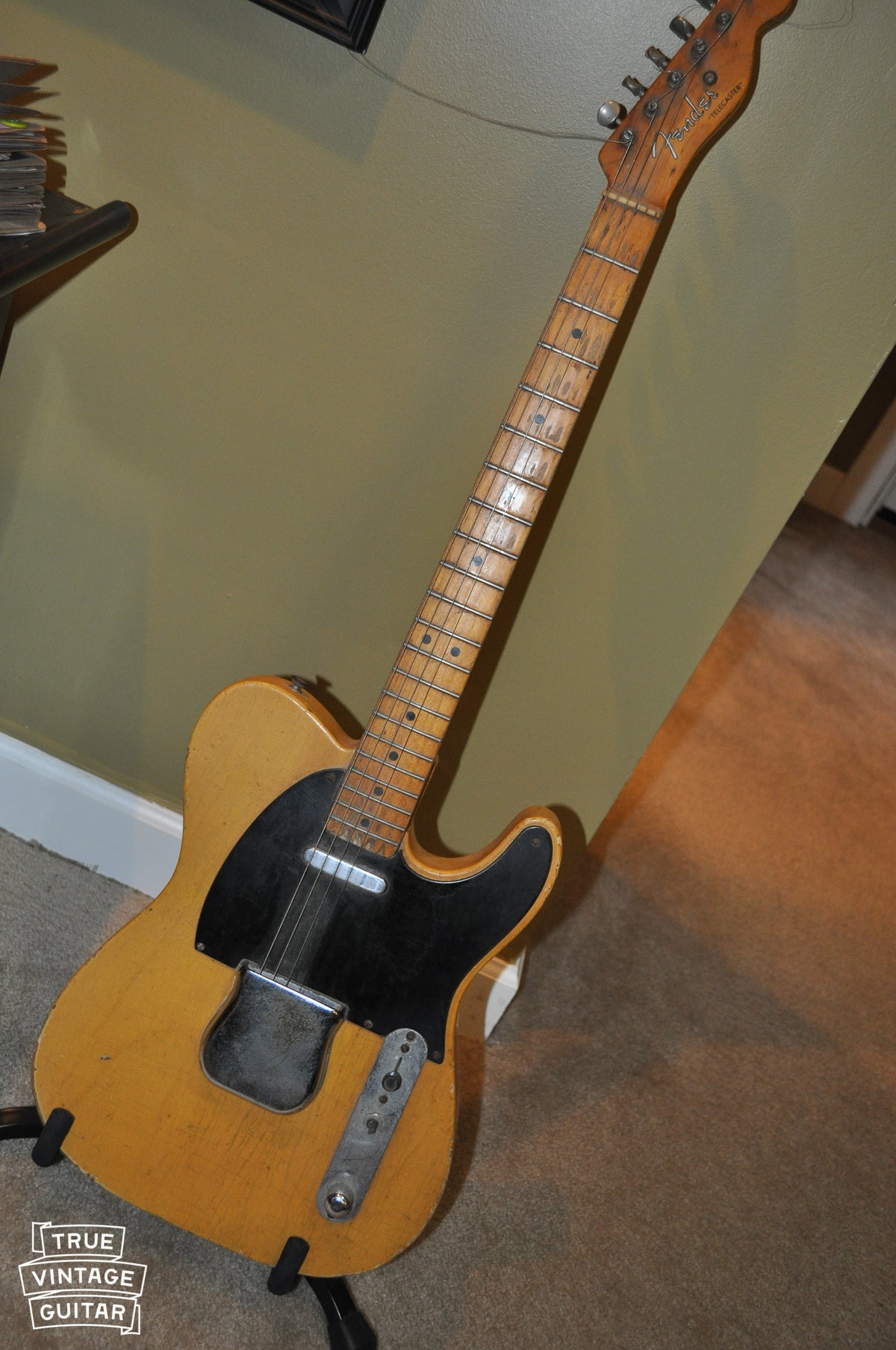 Fender Telecaster 1952 in Texas – True Vintage Guitar