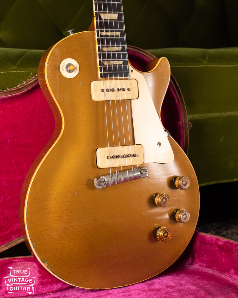 Gibson Les Paul Gold goldtop 1954 how to date a value